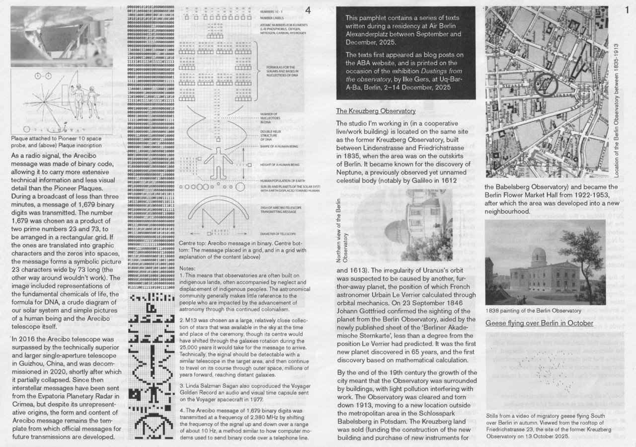 Image for Dustings from the observatory