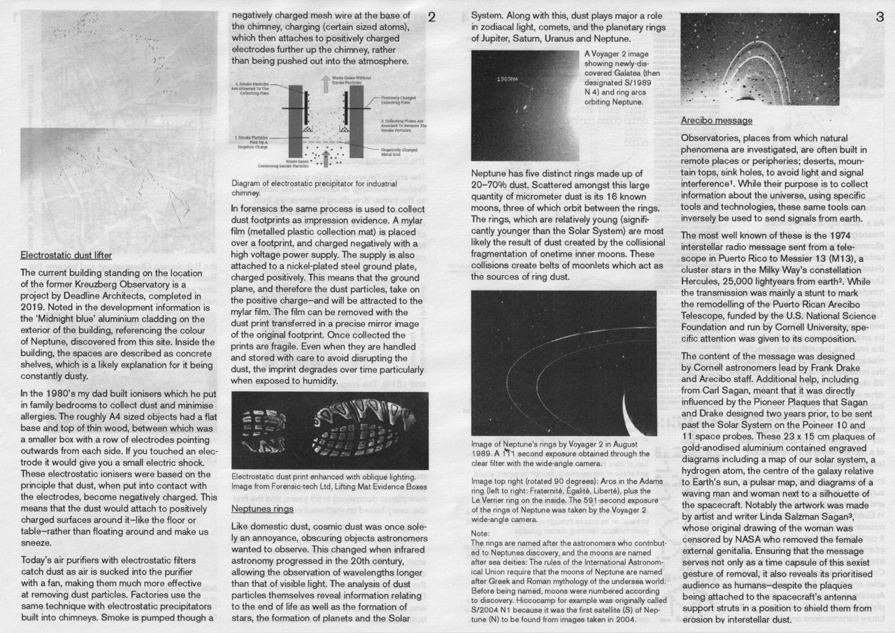 Image for Dustings from the observatory